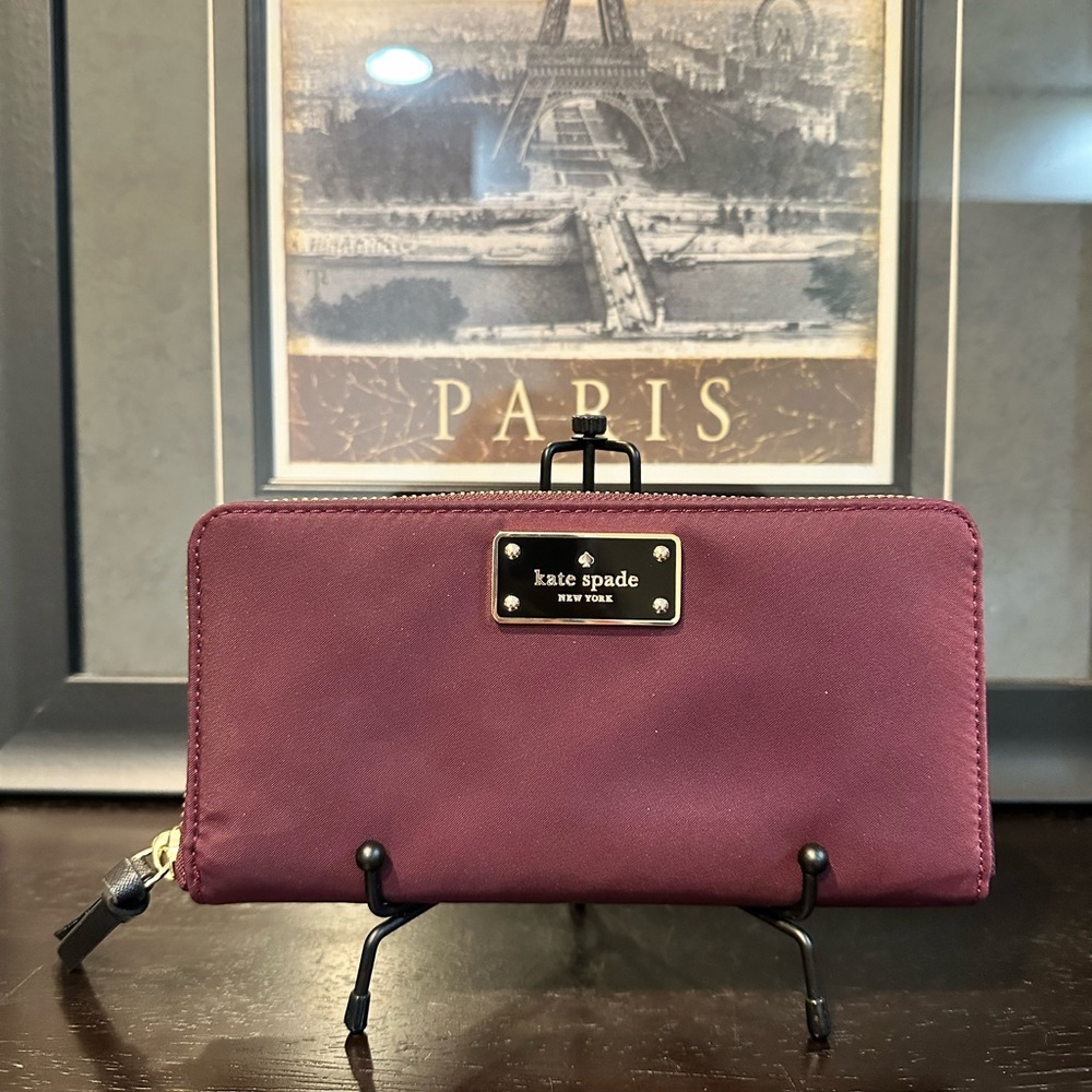 Kate Spade Plum Wallet - Picture 2 of 12